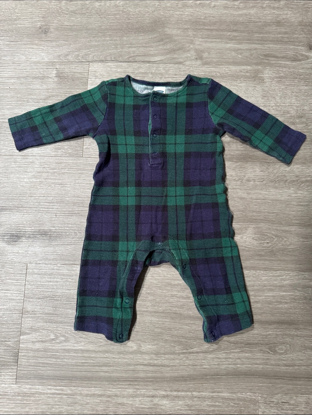 Old Navy Flannel Print Onesie